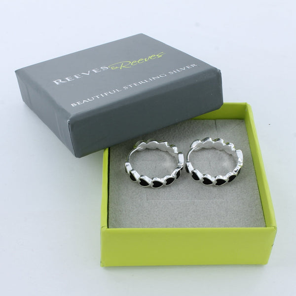 Black Heart Hoops - Reeves & Reeves