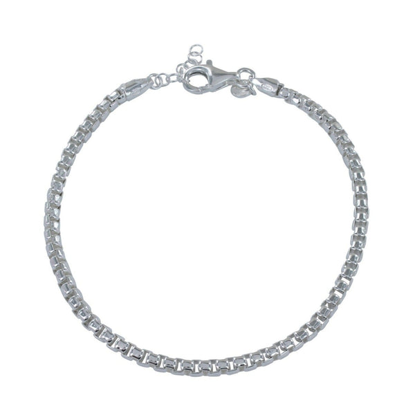 Mens Large Box Chain Bracelet - Reeves & Reeves