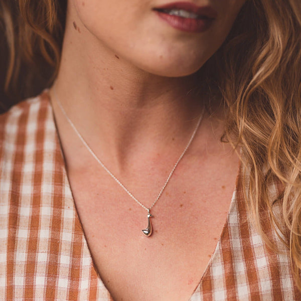 Runner Duck Sterling Silver Necklace - Reeves & Reeves