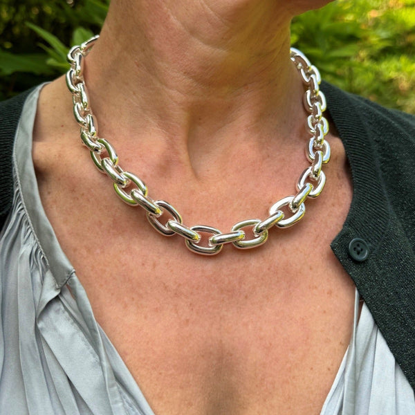 Super size Paperclip Necklace - Reeves & Reeves