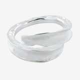 Adjustable Sterling Silver Shimmer Ring - Reeves & Reeves