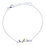 Birds On A Wire Sterling Silver Bracelet - Reeves & Reeves