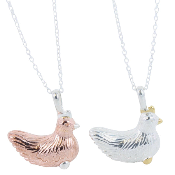 Chicken Licken Sterling Silver Necklace - Reeves & Reeves