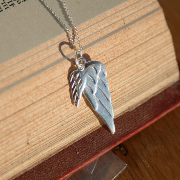 Mens Angel Wings Necklace - Reeves & Reeves