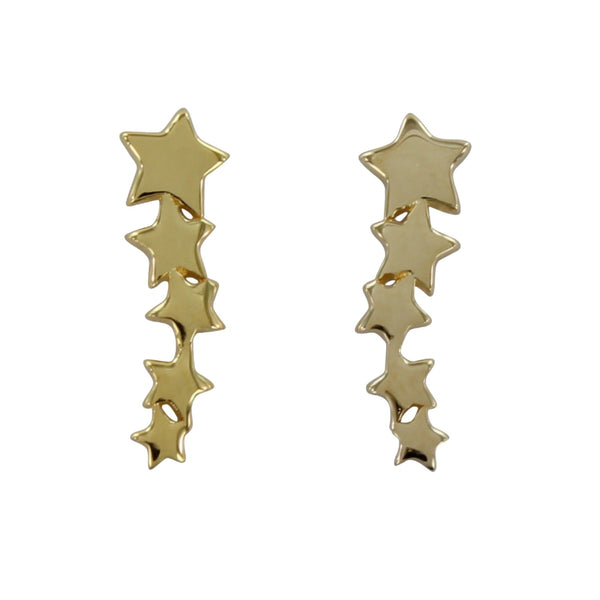 Shooting Star Sterling Silver Stud Earring - Reeves & Reeves