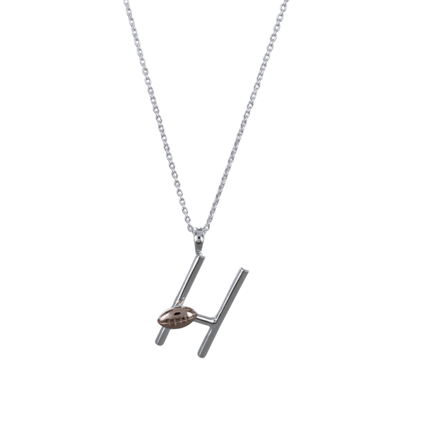 Silver Rugby Necklace - Reeves & Reeves