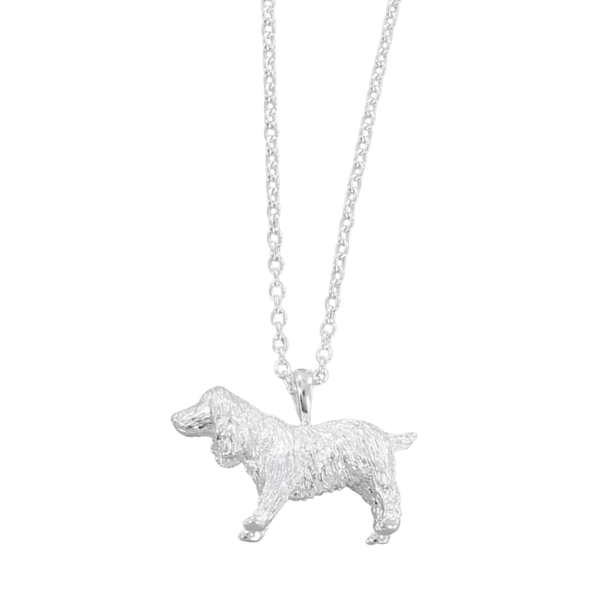 Silver Spaniel Necklace - Reeves & Reeves