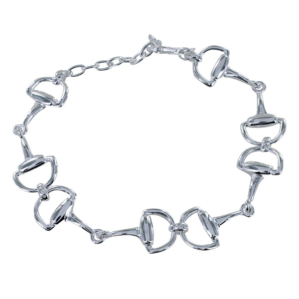 Smart Sterling Silver Snaffle Bracelet - Reeves & Reeves