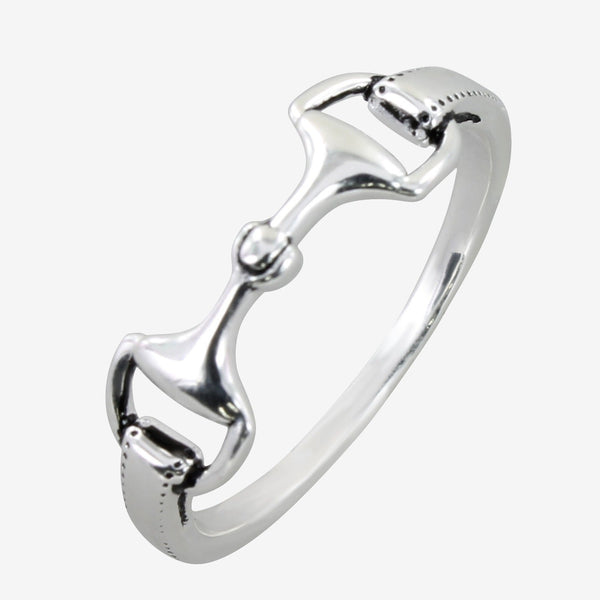 Snaffle Ring with Stitch Detail - Reeves & Reeves