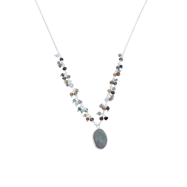 Sophie Labradorite Stone Necklace - Reeves & Reeves