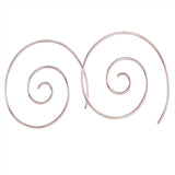 Spiral Design Sterling Silver Earrings - Reeves & Reeves
