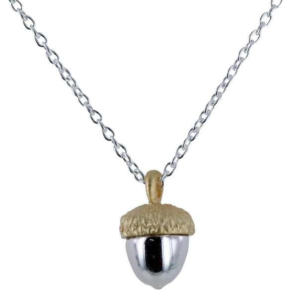 Sterling Silver Acorn Necklace - Reeves & Reeves