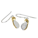 Sterling Silver Sycamore Earrings