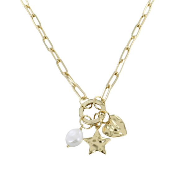 Sterling Silver and Gold Cleo Charms - Reeves & Reeves