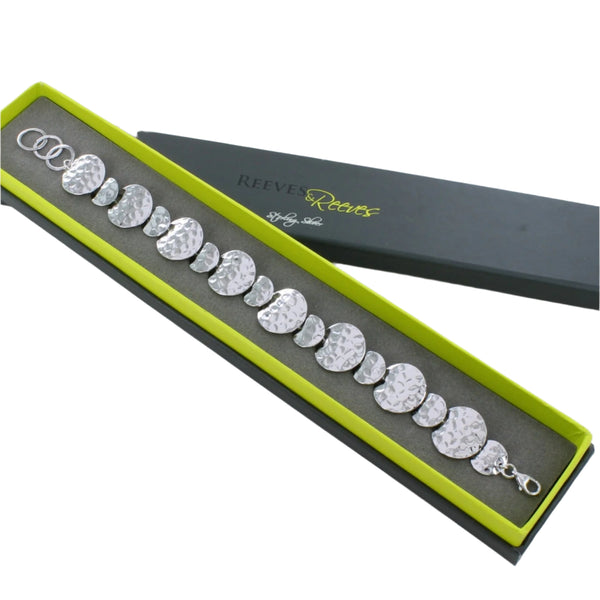 Sterling Silver Coins Bracelet - Reeves & Reeves