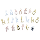 Sterling Silver Elegant Letter Charms - Reeves & Reeves