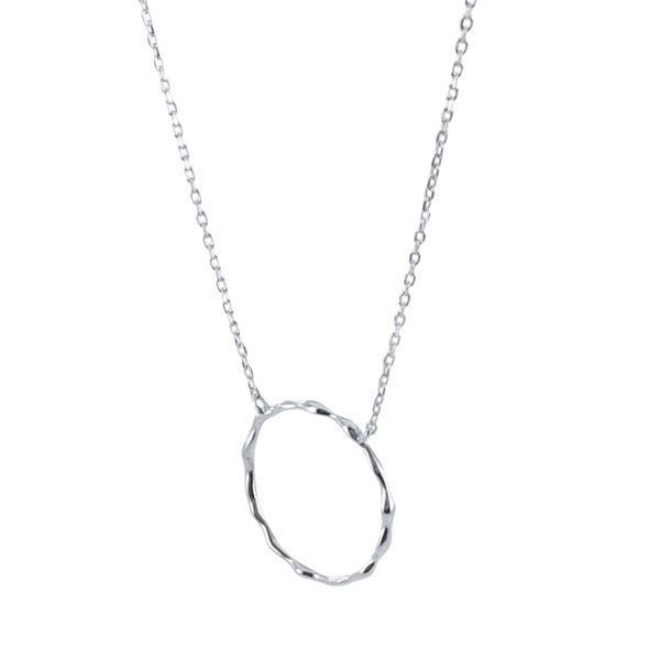 Sterling Silver Hula Hoop Necklace - Reeves & Reeves