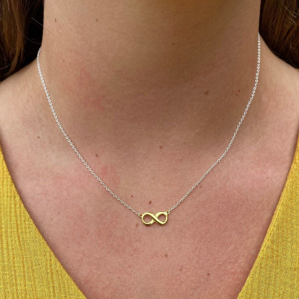 Sterling Silver Infinity Necklace - Reeves & Reeves