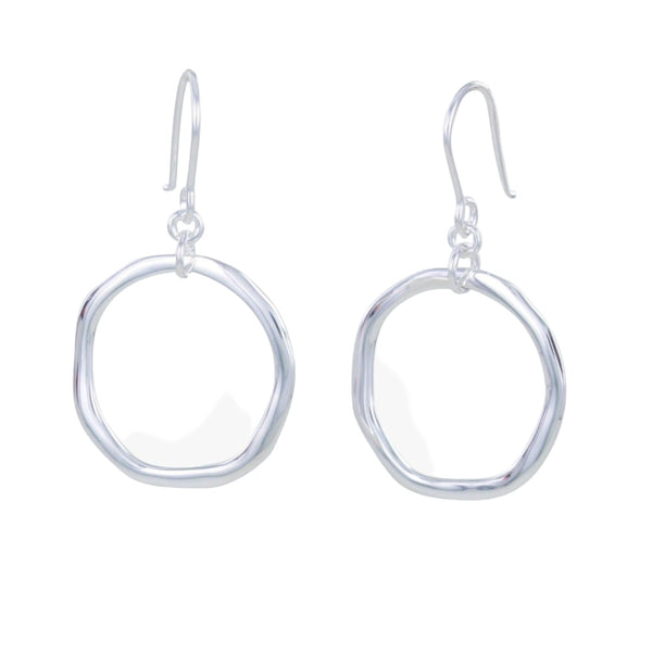 Sterling Silver Live Life To The Full Earrings - Reeves & Reeves