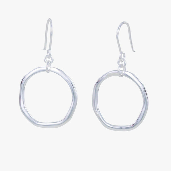Sterling Silver Live Life To The Full Earrings - Reeves & Reeves