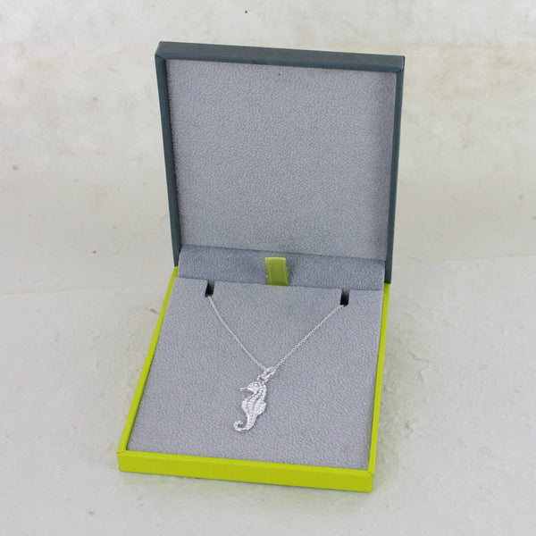 Sterling Silver Seahorse Necklace - Reeves & Reeves