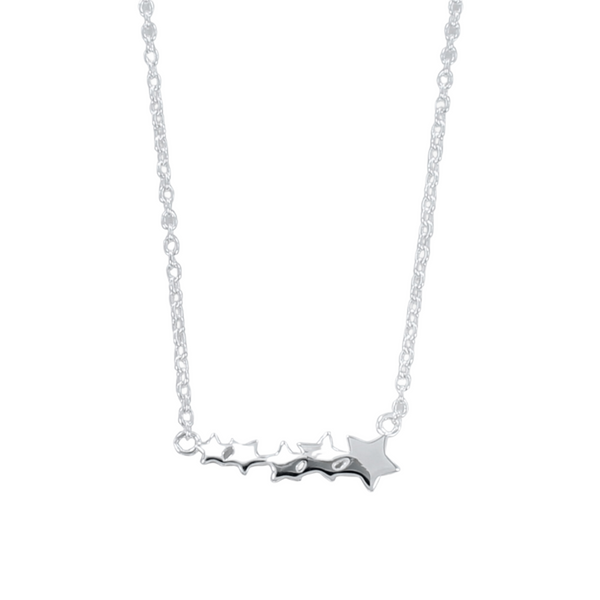 Sterling Silver Shooting Star Necklace - Reeves & Reeves