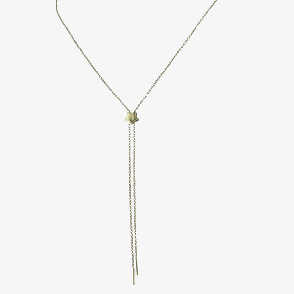 Thalia Sterling Silver Star Detail Necklace - Reeves & Reeves
