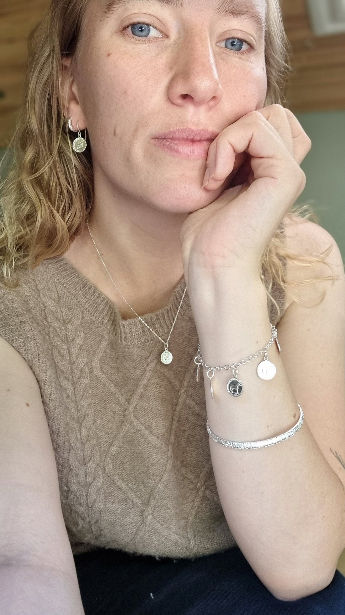 Coin Sterling Silver Drop Earrings Now Up to 50% Off! - Reeves & Reeves