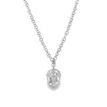 14K Solid Gold and Diamond Acorn Necklace - Reeves & Reeves