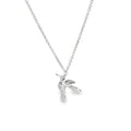 14K Solid Gold and Diamond Hummingbird Necklace - Reeves & Reeves