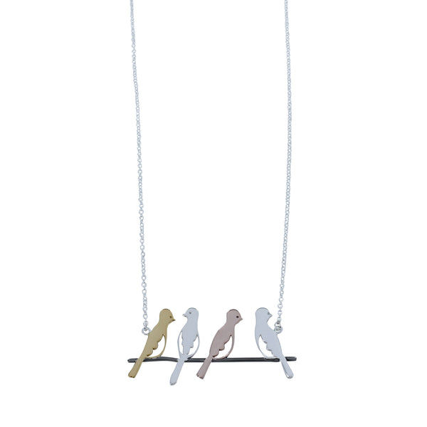 Super Birds On A Wire Necklace - Reeves & Reeves