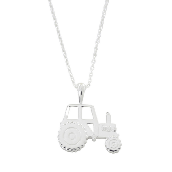 Sterling Silver Tractor Necklace - Reeves & Reeves