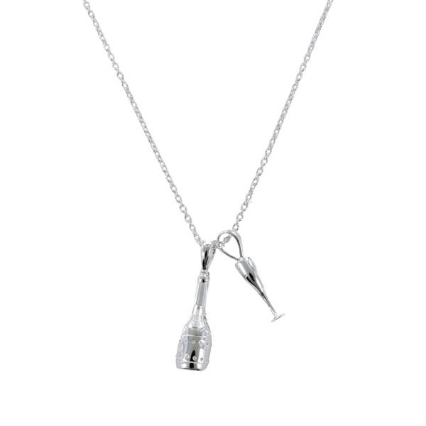Sterling Silver Champagne Necklace - Reeves & Reeves