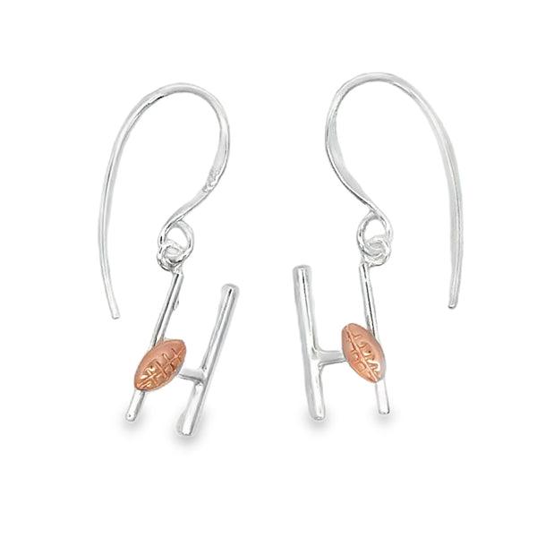 Rugby Drop Earrings - Reeves & Reeves