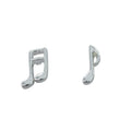 Music Note Stud Earrings - Reeves & Reeves