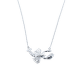 Large Sterling Silver Lobster Necklace - Reeves & Reeves
