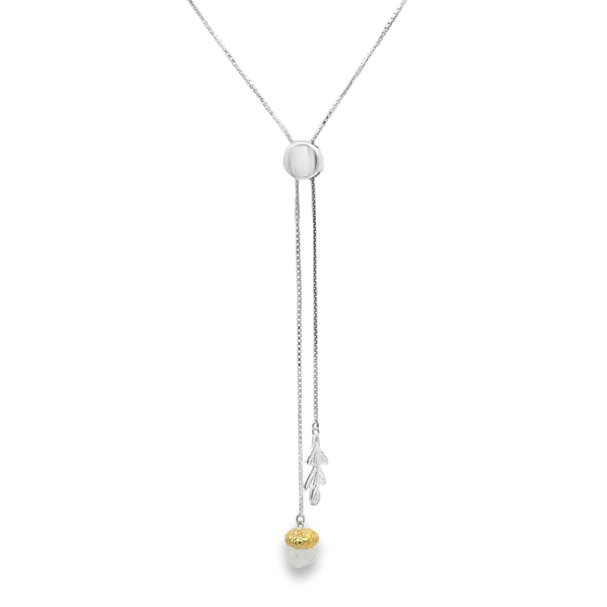 Acorn Slider Necklace - Reeves & Reeves
