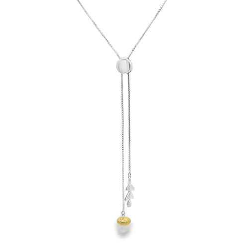Acorn Slider Necklace - Reeves & Reeves