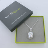 Baroque Pearl Pendant Necklace - Reeves & Reeves
