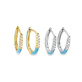 Blue Sky Hoop Earrings - Reeves & Reeves