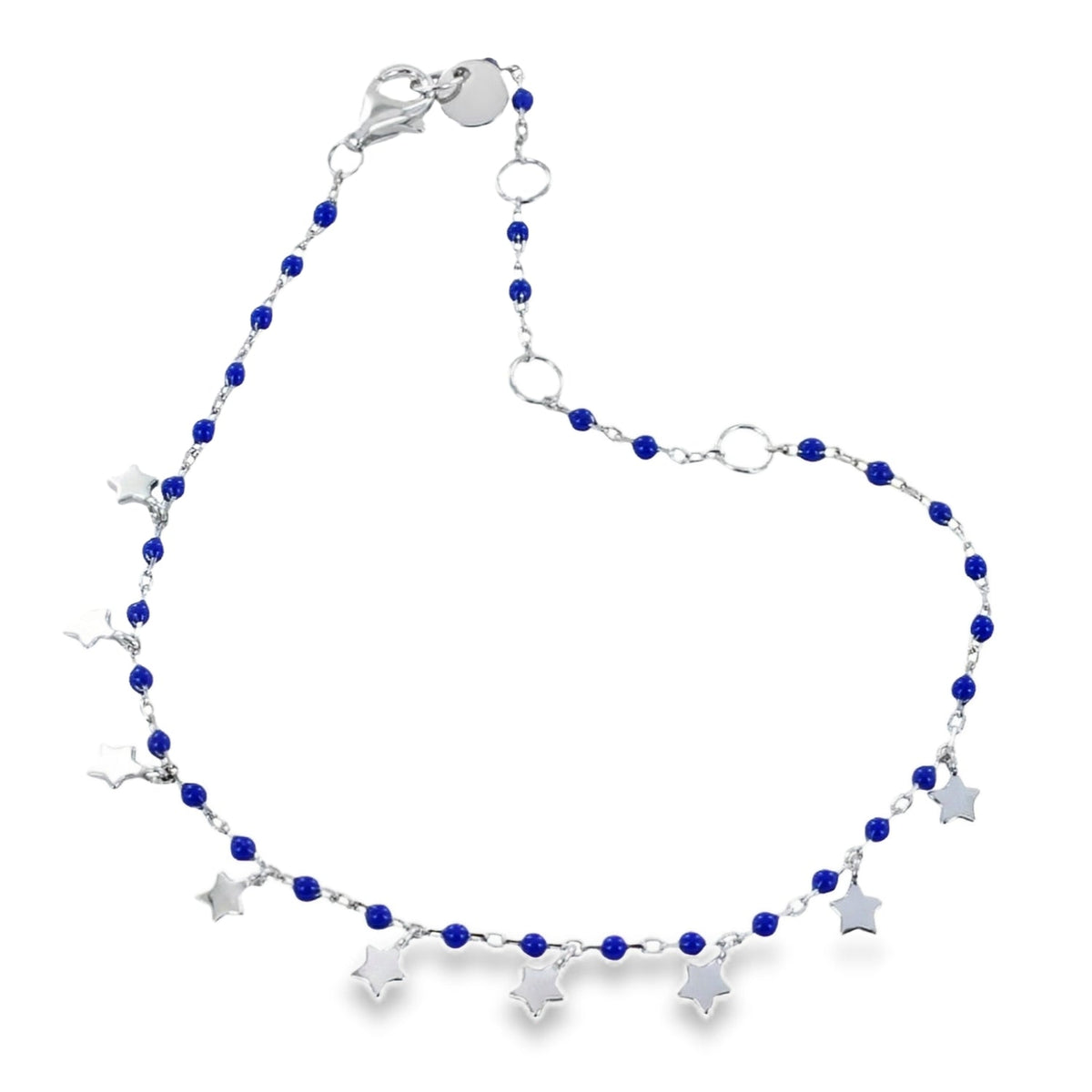 Blue Starry Sterling Silver Bracelet - Reeves & Reeves