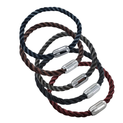 Bond Leather and Stainless Steel Bracelet - Reeves & Reeves