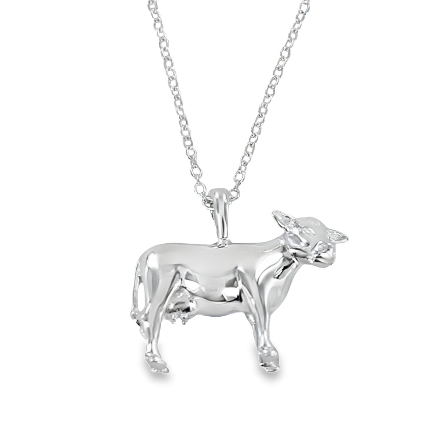 Buttercup the Cow Sterling Silver Necklace - Reeves & Reeves