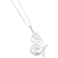 Butterfly Necklace in Sterling Silver - Reeves & Reeves