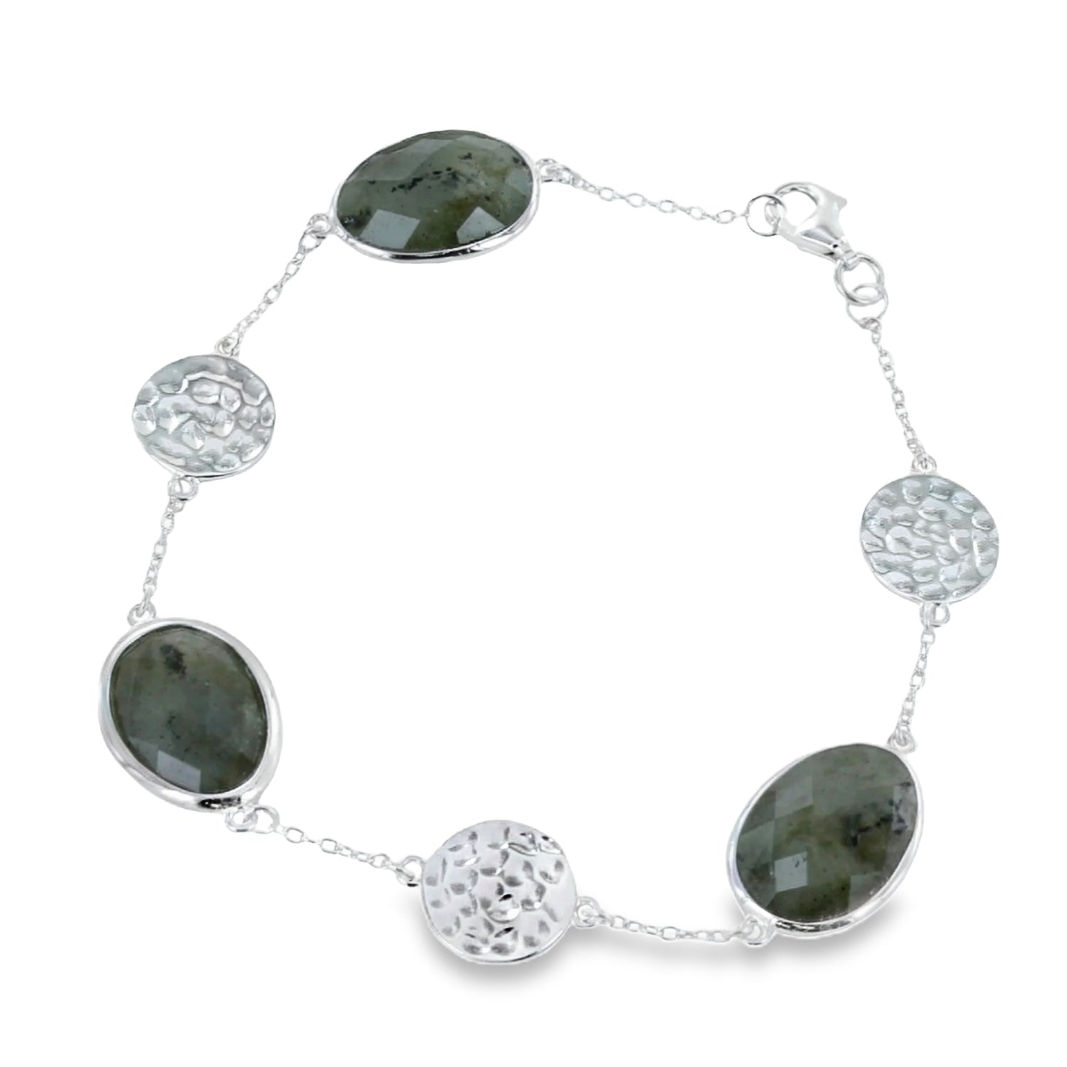 Candy Stone Sterling Silver Bracelet - Reeves & Reeves