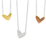 Cariad Sterling Silver Heart Necklace - Reeves & Reeves