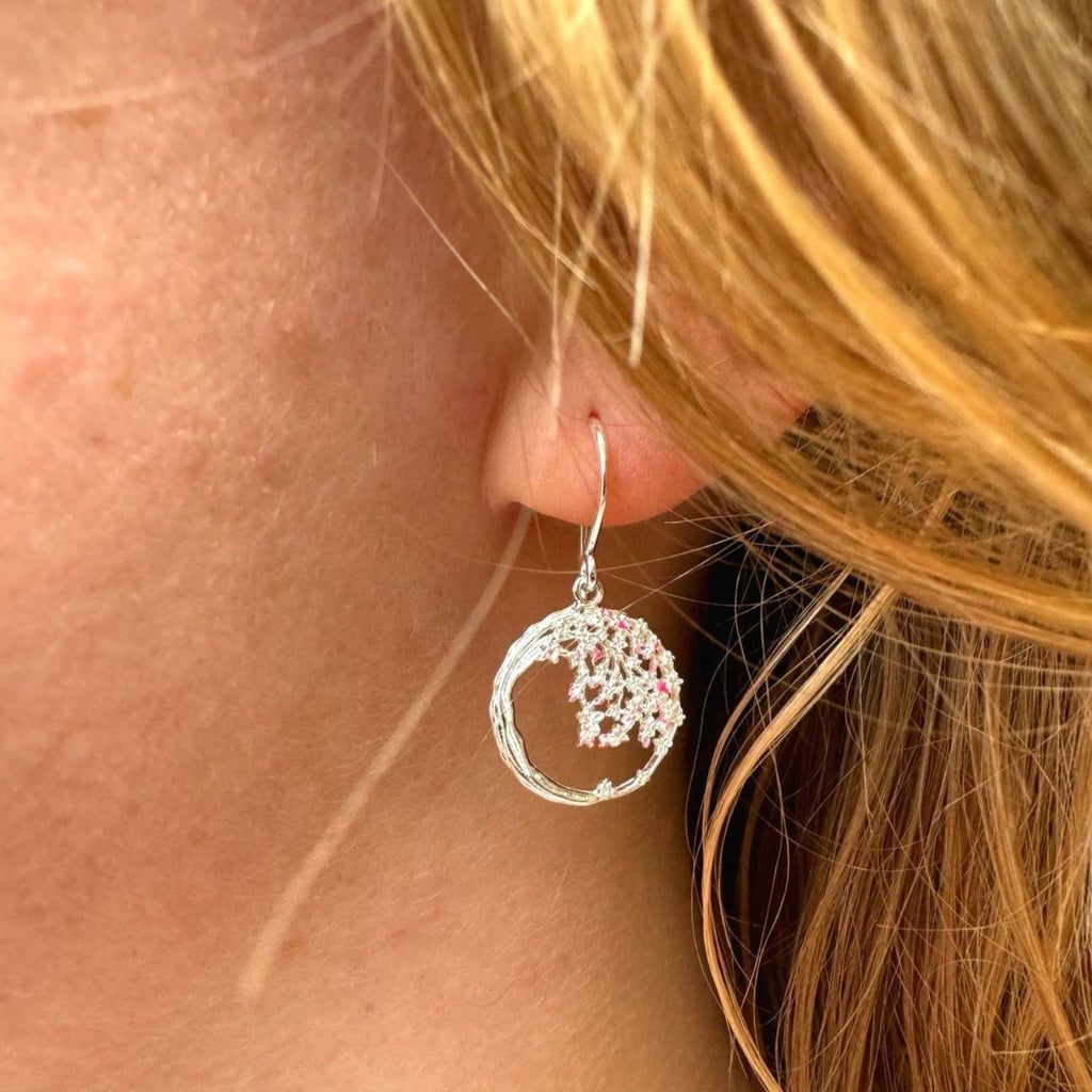 Cherry Blossom Earrings - Reeves & Reeves