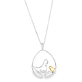 Chicken and Chick Sterling Silver Necklace - Reeves & Reeves
