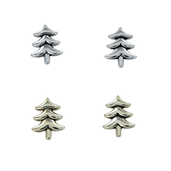 Christmas Tree Stud Earrings - Reeves & Reeves