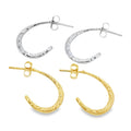 Classic Hammered Hoop Earring - Reeves & Reeves